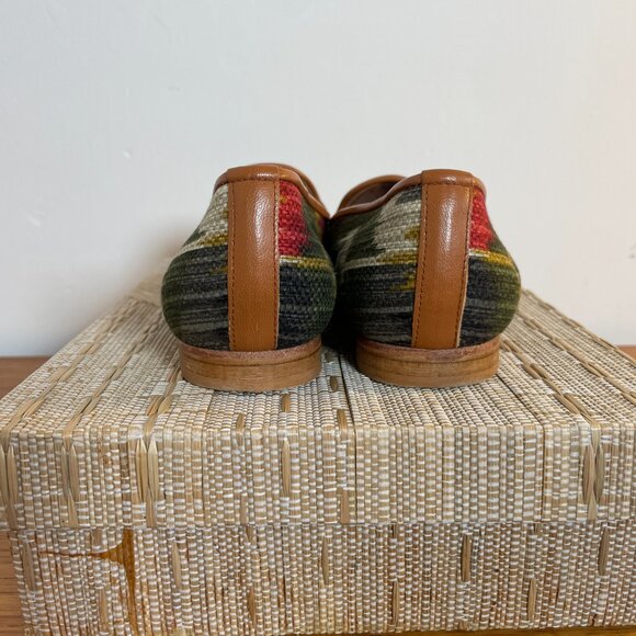 Ramon Tenza Flats Loafers Sz 9 Aztec Boho - Picture 4 of 9